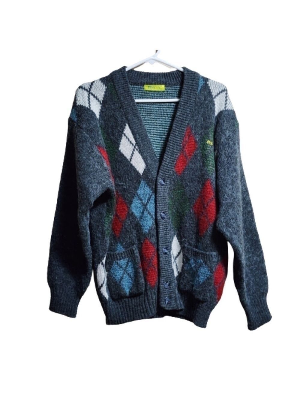 Vintage X+Y grandpacore cardigan wool blend size medium